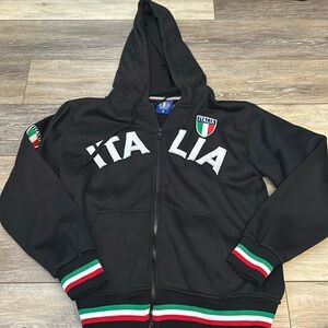 Black Italia Hoodie S